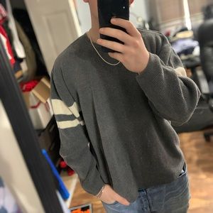 Gray Structure Sweater